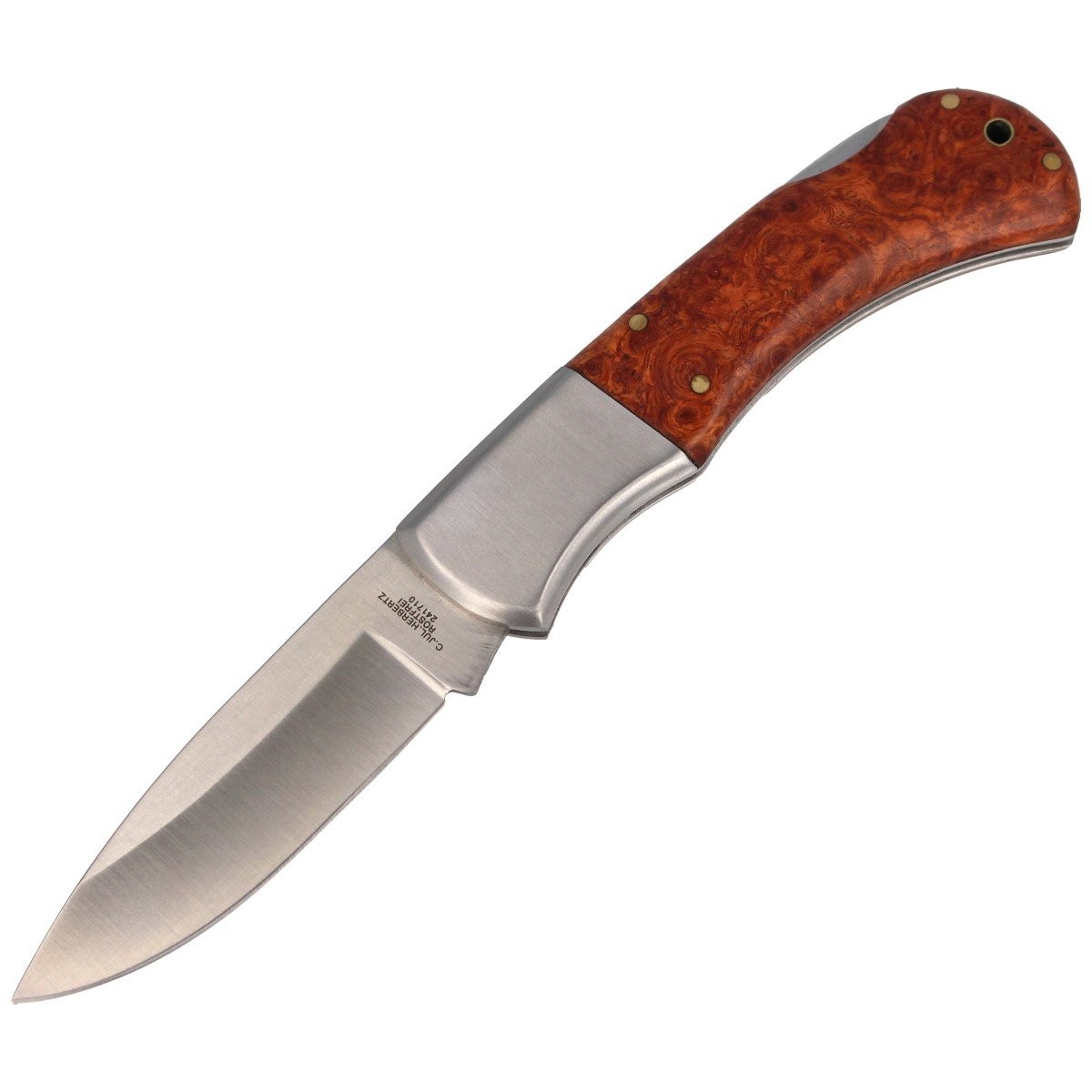 NOZ-HERBERTZ-SOLINGEN-ROOT-WOOD -STAINLESS-SATIN-FINISH-241710
