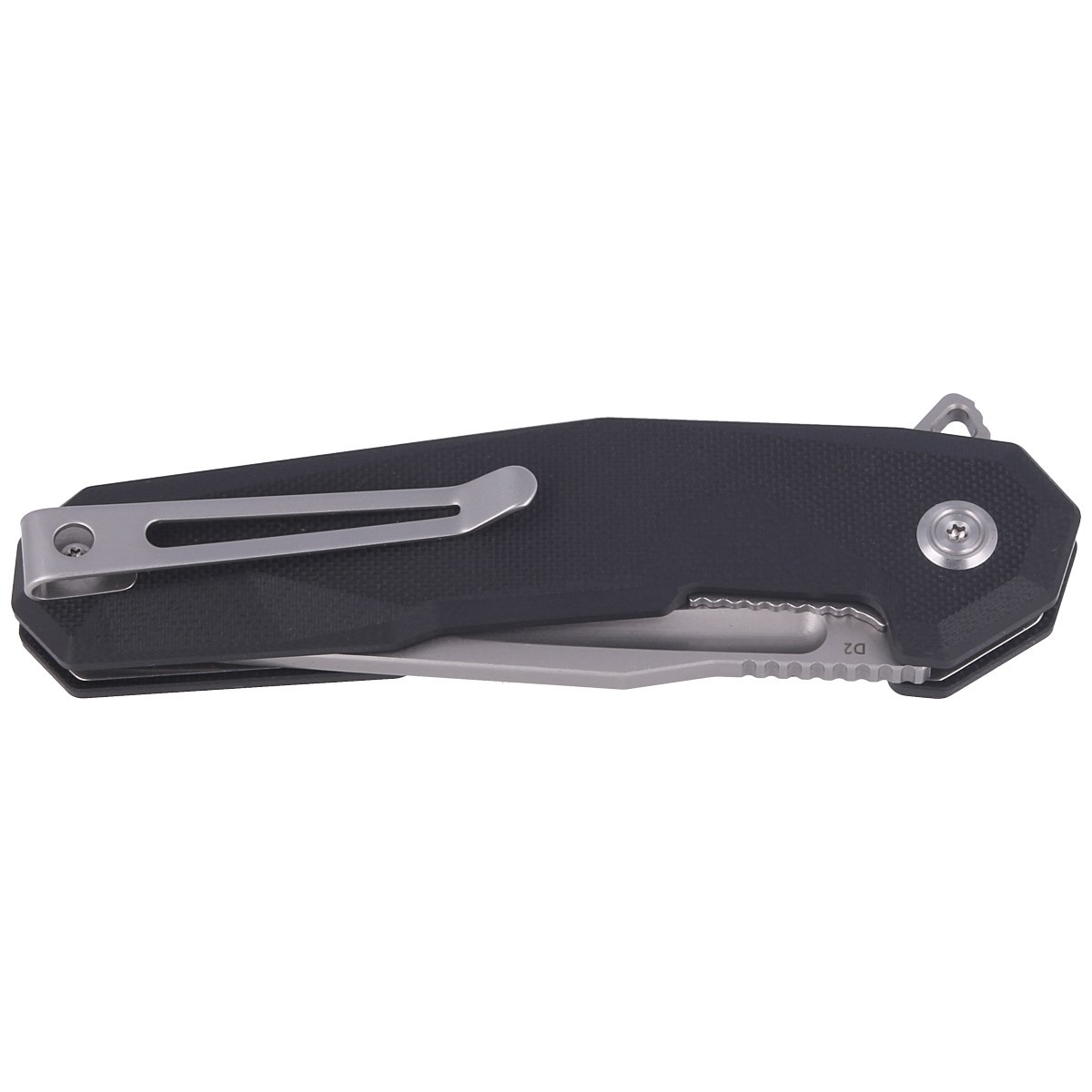 NOZ-KUBEY-CARVE-BLACK-G10-SANDBLASTED-BLADE-KB237A