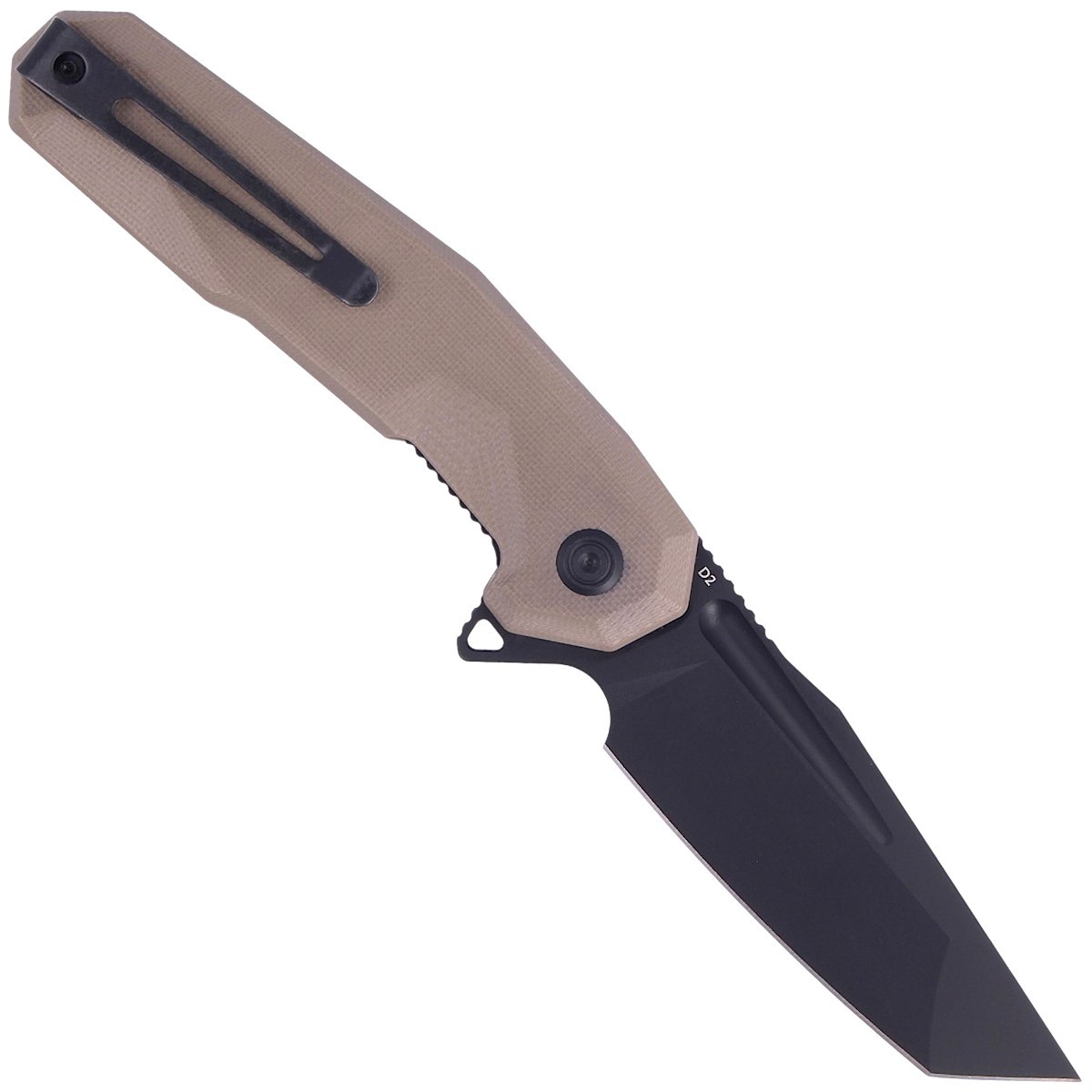 NOZ-KUBEY-CARVE-TAN-G10-BLACK-COATED-BLADE-KB237C