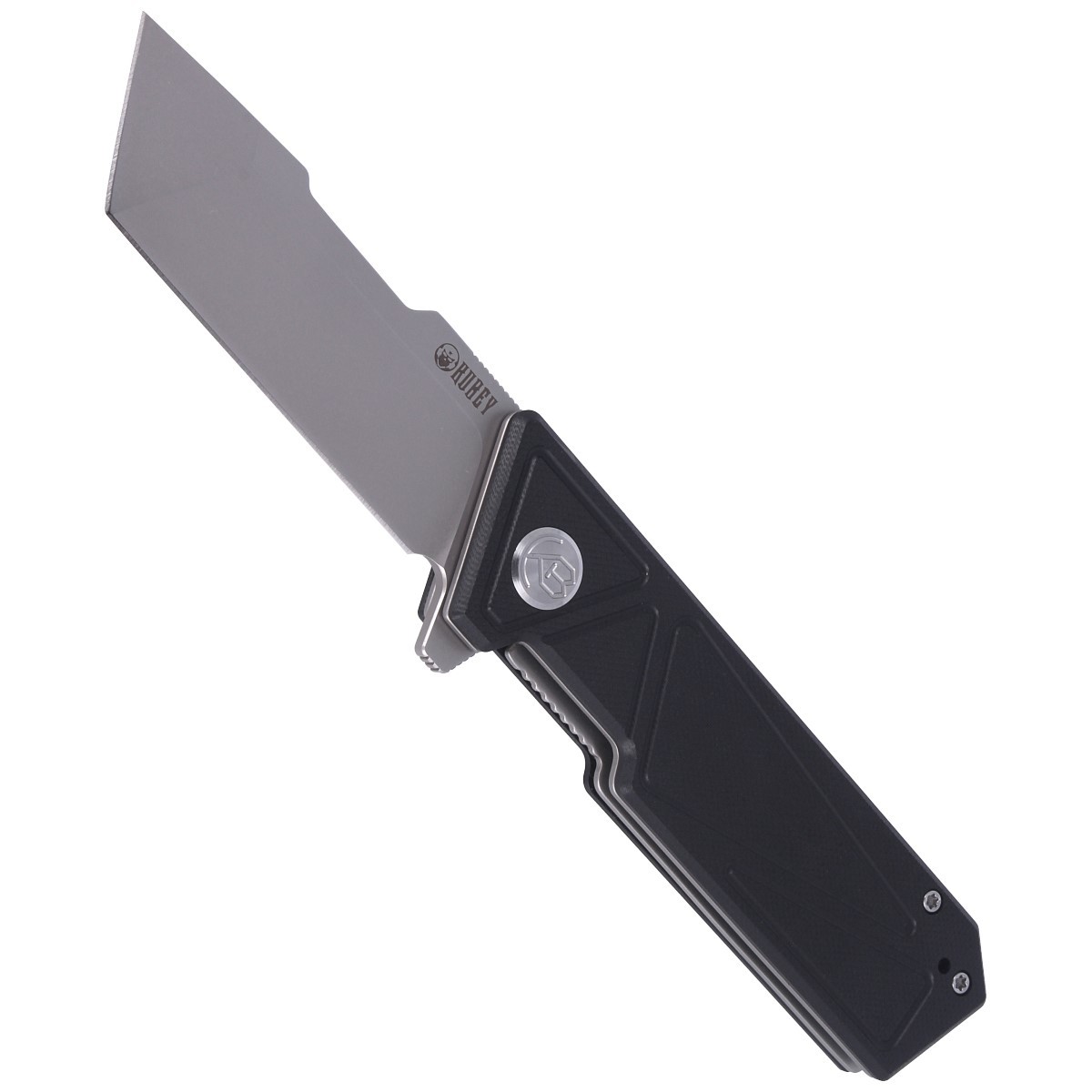 NOZ-KUBEY-KNIFE-AVENGER-BLACK-G10-BEAD-BLASTED-D2-KU104A