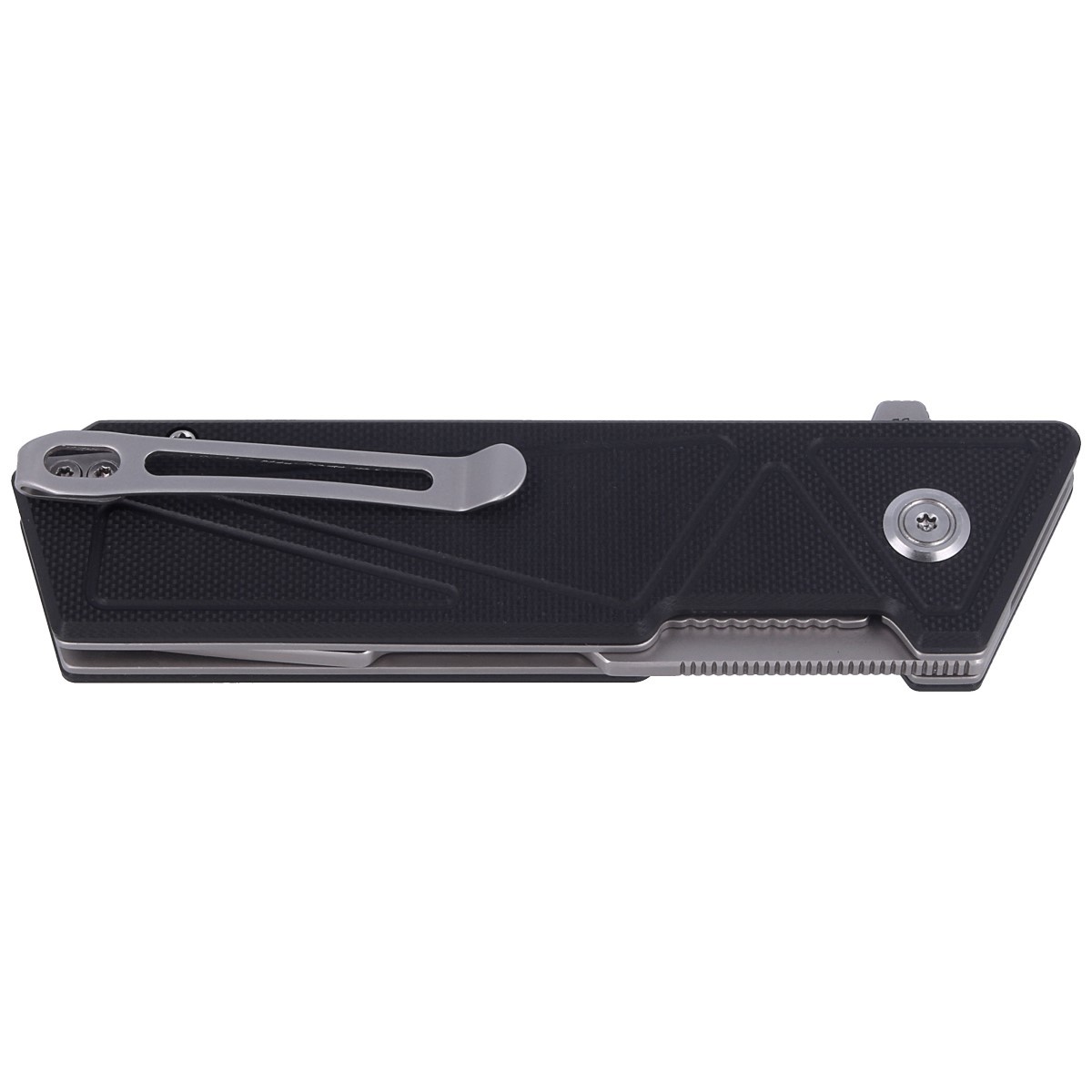 NOZ-KUBEY-KNIFE-AVENGER-BLACK-G10-BEAD-BLASTED-D2-KU104A