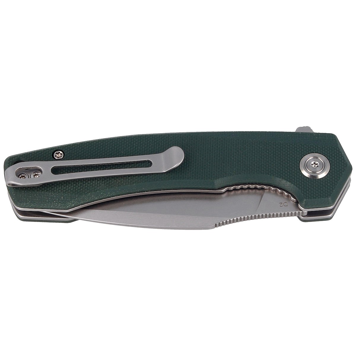 NOZ-KUBEY-KNIFE-GREEN-G10-BEAD-BLASTED-D2-KU901G