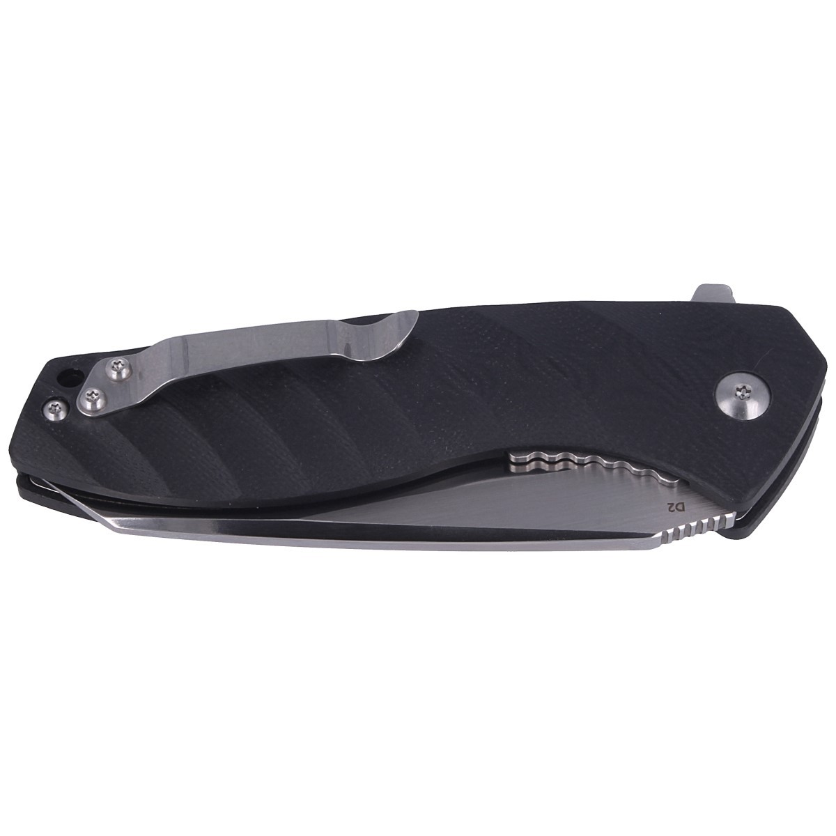NOZ-KUBEY-KNIFE-HELLFIRE-BLACK-G10-SATIN-D2-KB075