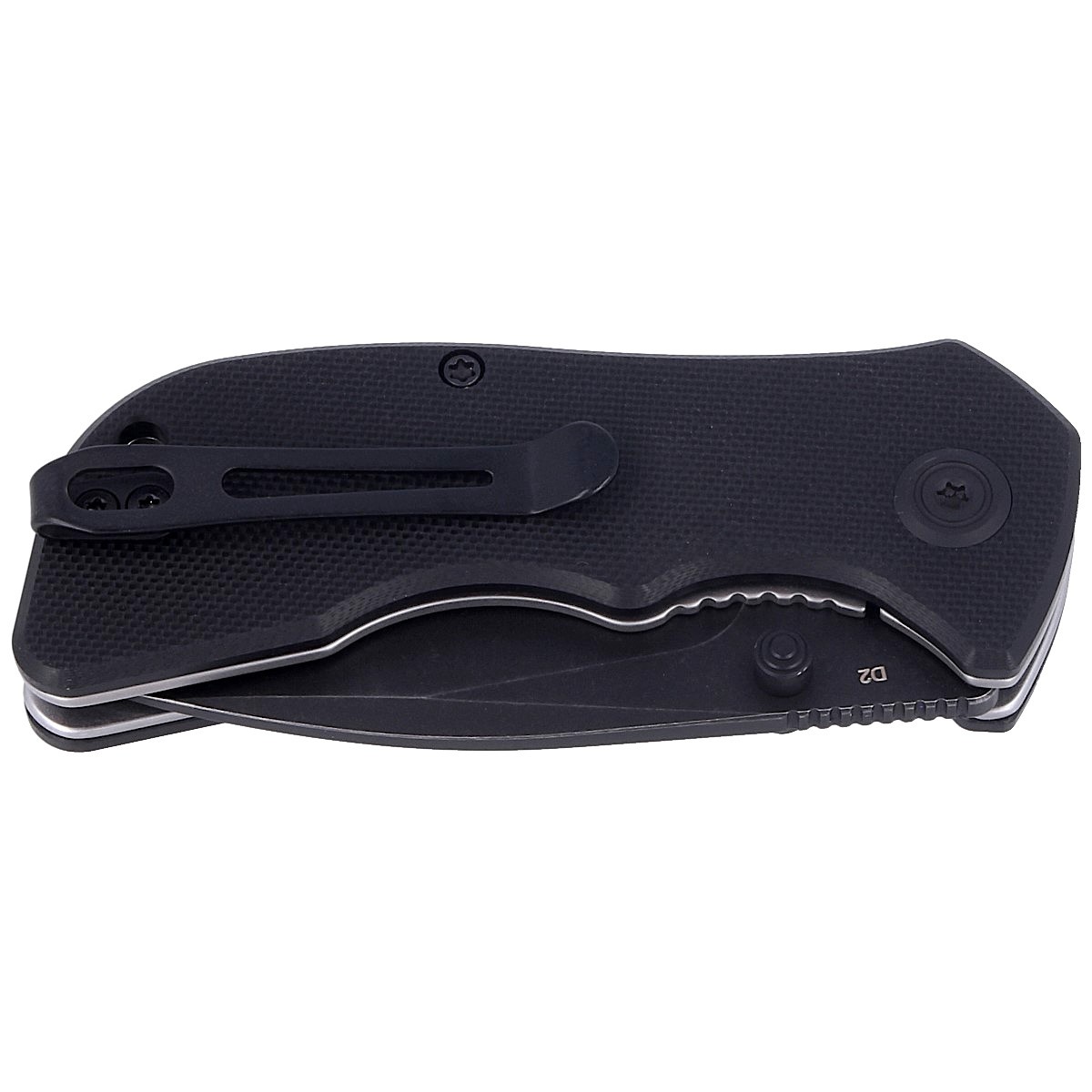 NOZ-KUBEY-KNIFE-KARAJI-BLACK-G10-DARK-STONEWASHED-D2-KU180F