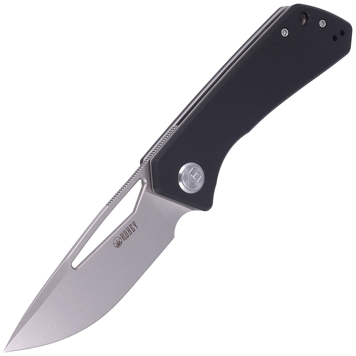 NOZ-KUBEY-KNIFE-THALIA,-BLACK G10-BEAD-BLASTED-D2-KU331A