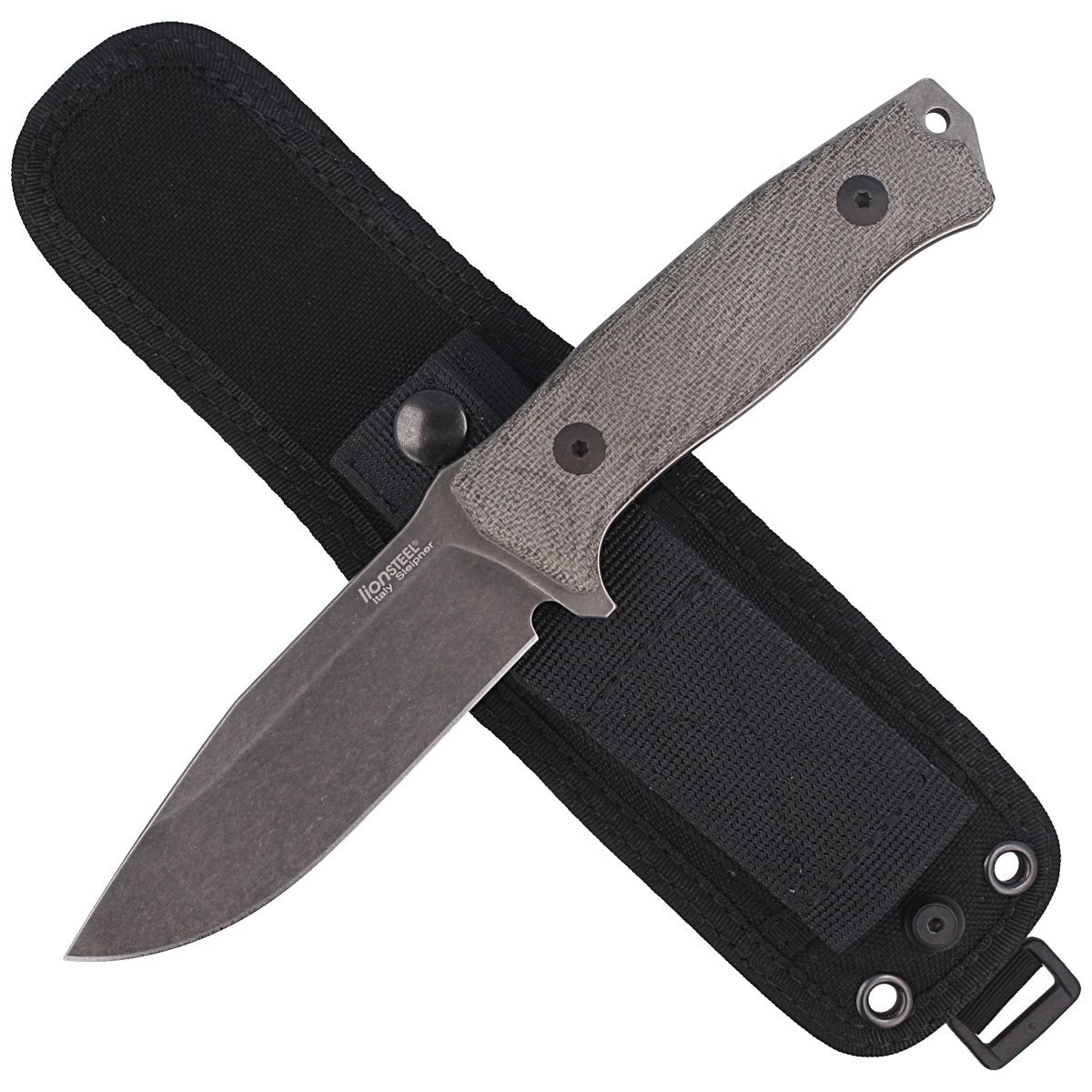 NOZ-LIONSTEEL-GREEN-CANVAS-BLACK-STONE WASHED-M5B CVG