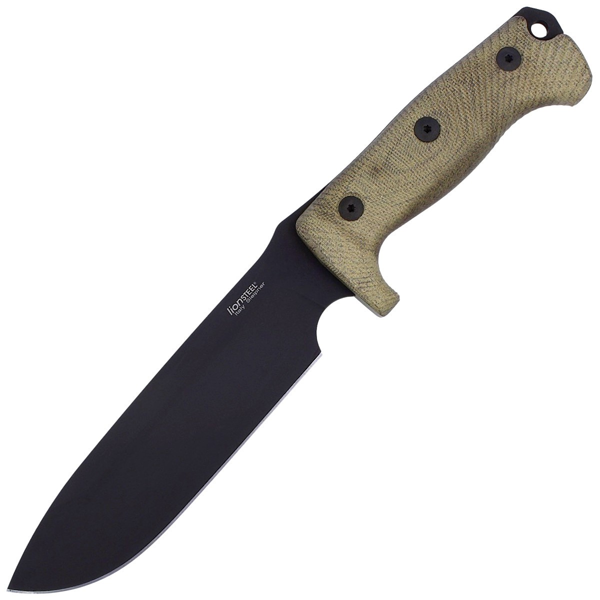 NOZ-LIONSTEEL-M7B-GREEN-MICARTA-BLACK SLEIPNER-M7B CVG