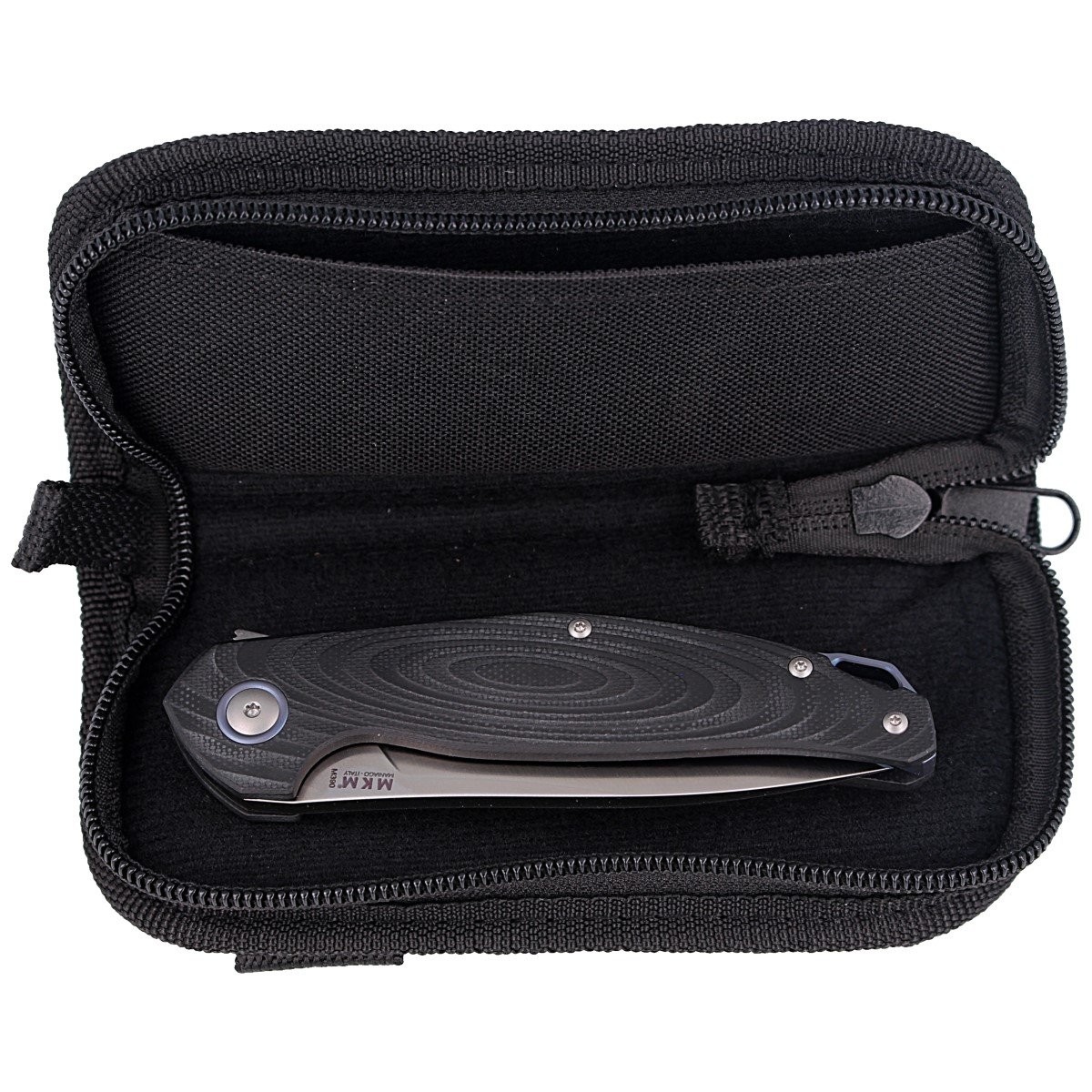 NOZ-MKM-GOCCIA-BLACK G10-SATIN-FINISH BY JENS ANSØ-MKGC-GBK