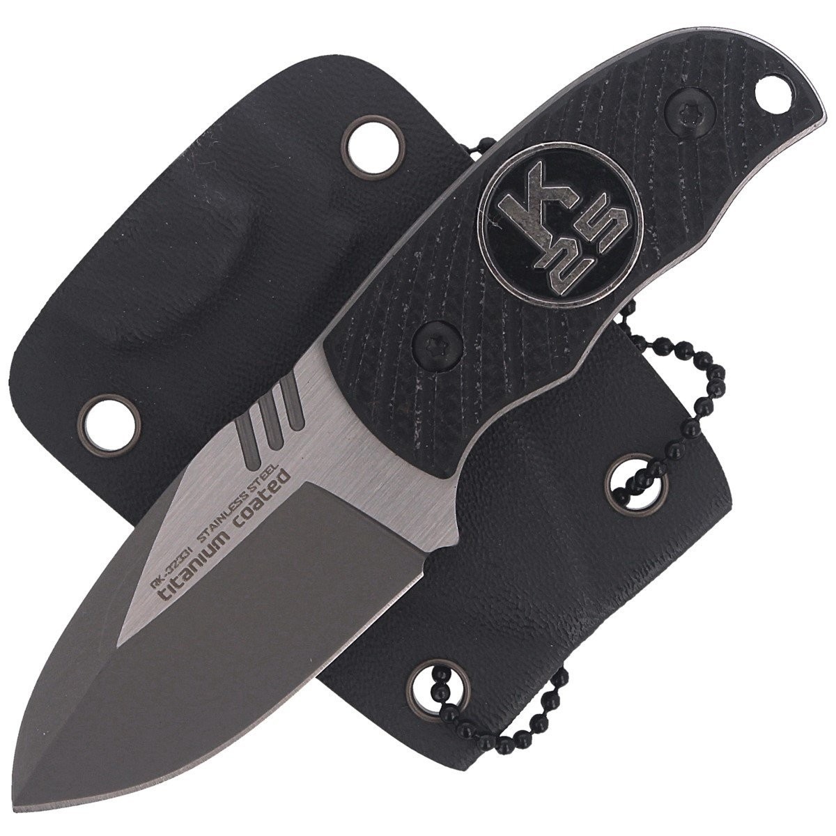 NOZ-NA-SZYJE-K25-DAKAR-NECK-KNIFE-BLACK-G-10-TITANIUM-COATED-32331