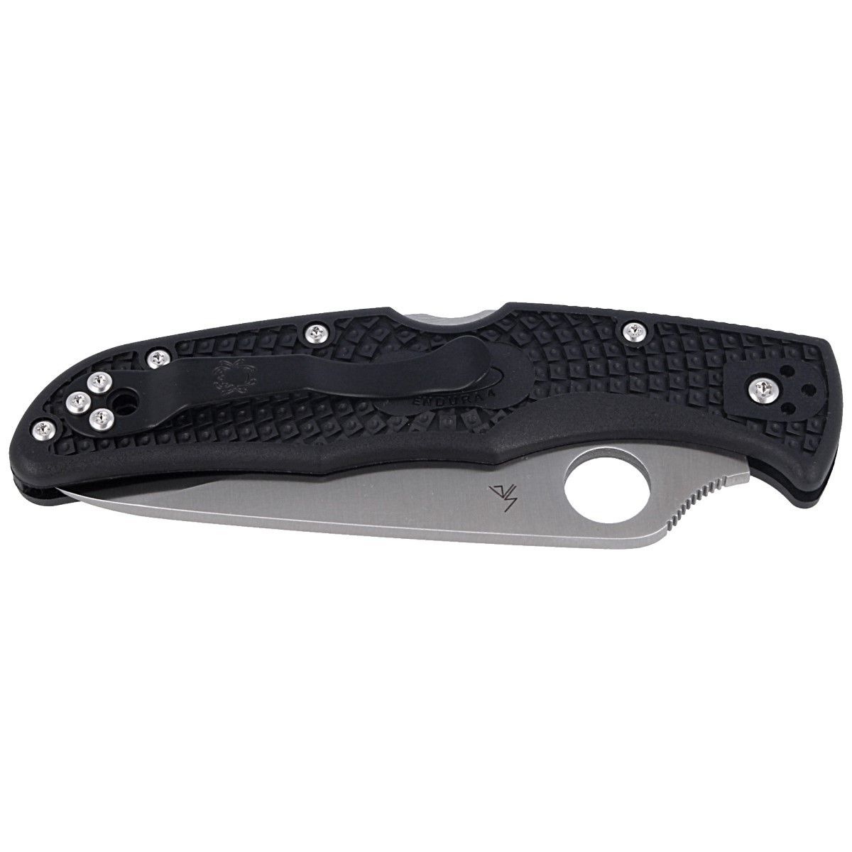 NOZ-SPYDERCO-ENDURA-4 FRN-BLACK-SPYDER-C10SBK