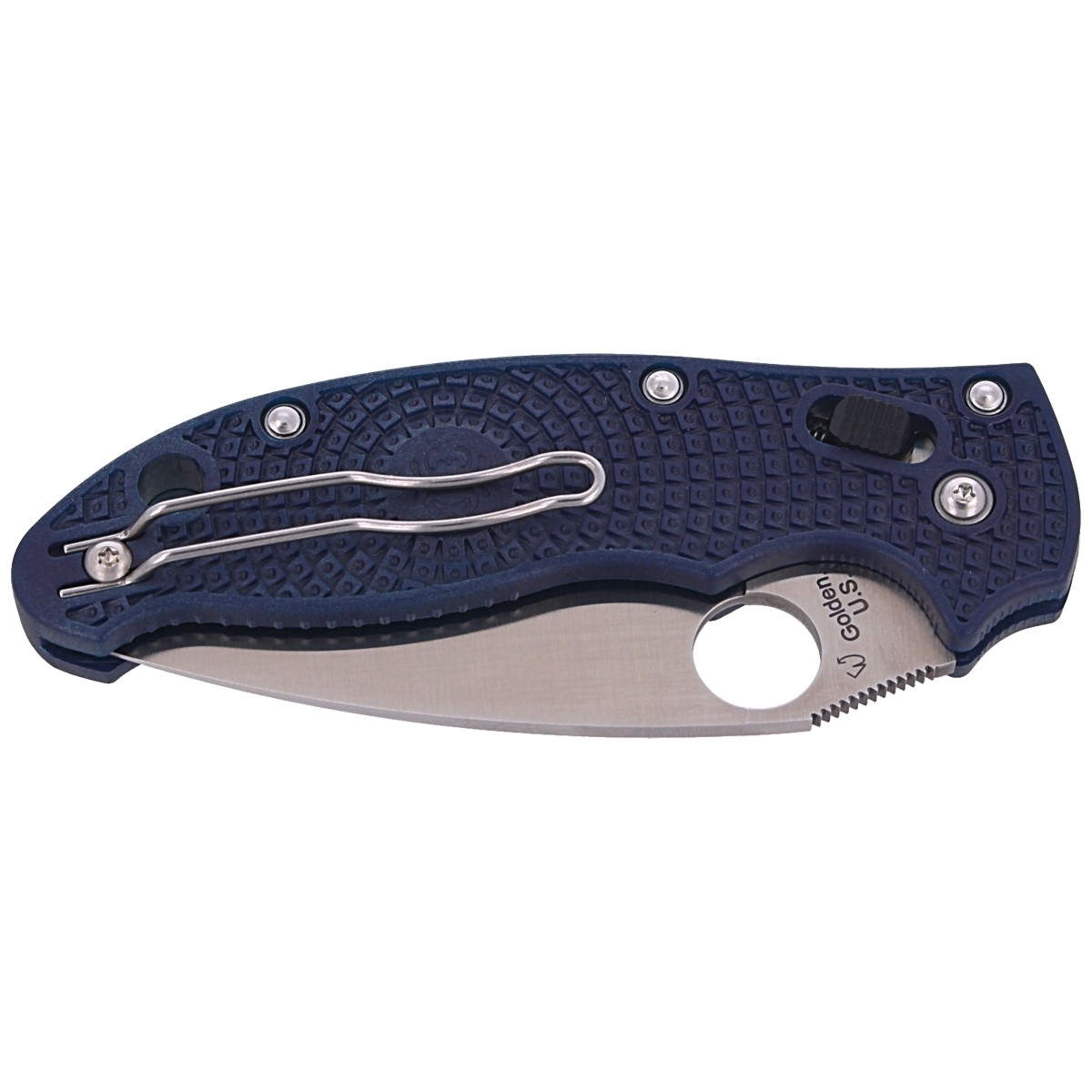 NOZ-SPYDERCO-MANIX-2-FRCP-DARK-BLUE-CPM-S110V-PLAIN-C101PDBL2