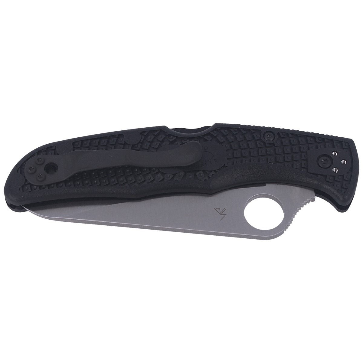 NOZ-SPYDERCO-PACIFIC-SALT-2-BLACK-FRN-PLAIN-C91PBK2