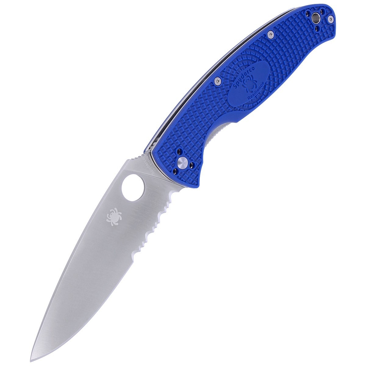 NOZ-SPYDERCO-RESILIENCE-LIGHTWEIGHT-BLUE-CPM-S35VN-COMBO-C142PSBL