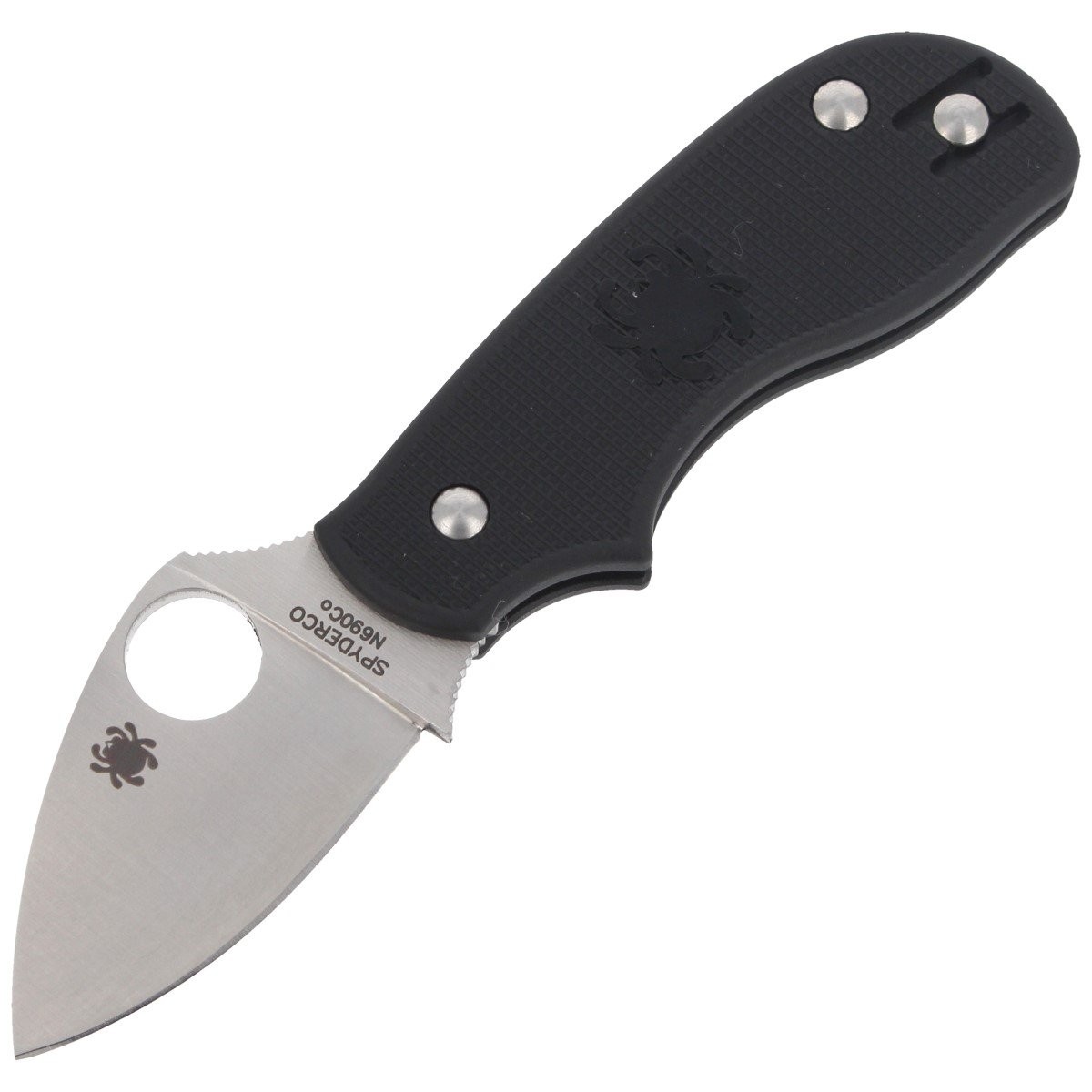 NOZ-SPYDERCO-SQUEAK-FRN-BLACK-PLAIN-C154PBK