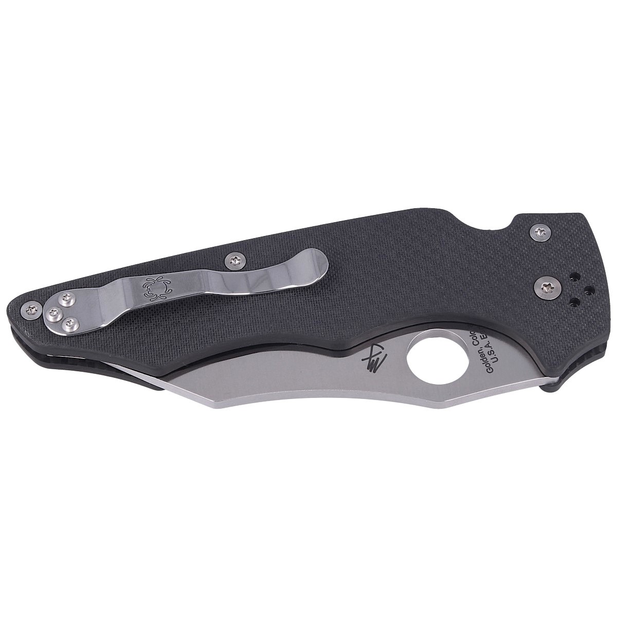 NOZ-SPYDERCO-YOJUMBO-CARBON-FIBER-CPM-S90V-SPRINT-RUN-C253CFP