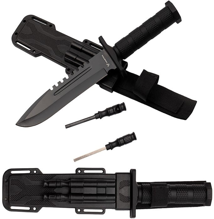 NOZ-TAKTYCZNY-HASTAA-15-HS-251-KRZESIWO-OSTRZALKA-BUSHCRAFTOWY