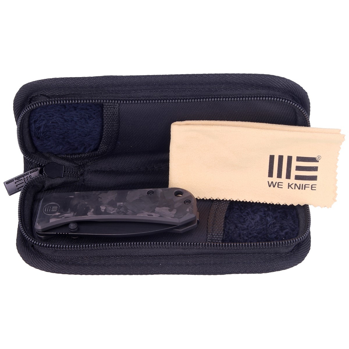 NOZ-WE-KNIFE-BANTER-MARBLE-CARBON-FIBER-BLACK-STONEWASH-BY-BEN-PETERSEN-2004H