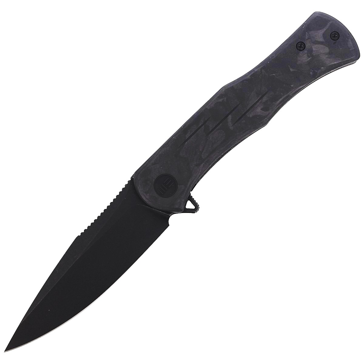 NOZ-WE-KNIFE-PRIMORIS-MARBLE-CARBON-FIBER -BLACK TI-BLACK-STONEWASHED-WE20047B-1