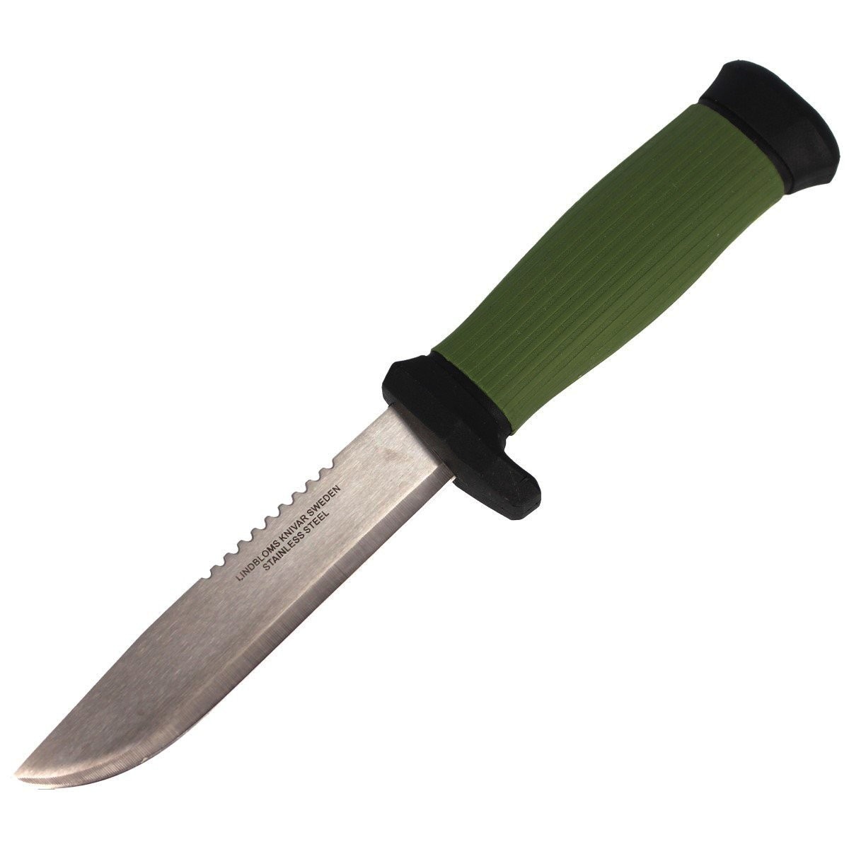 NOZ_LINDBLOMS_MYSLIWSKI _WEDKARKI_OLIVE_STAINLESS_115MM_4000_lentus_militaria