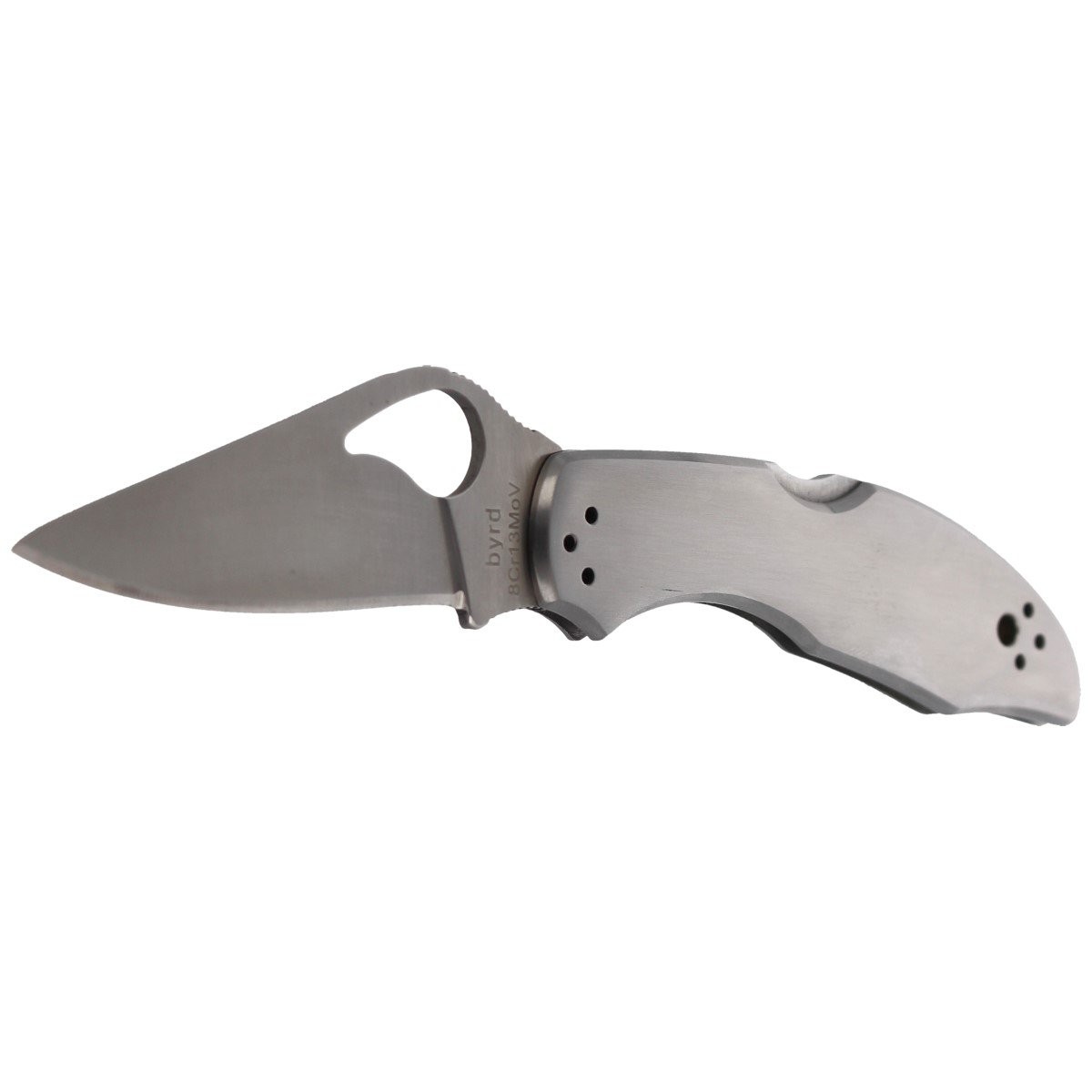 NOZ_SPYDERCO_BYRD_MEADOWLARK_2_STAINLESS_PLAIN_BY04P2_lentus_militaria