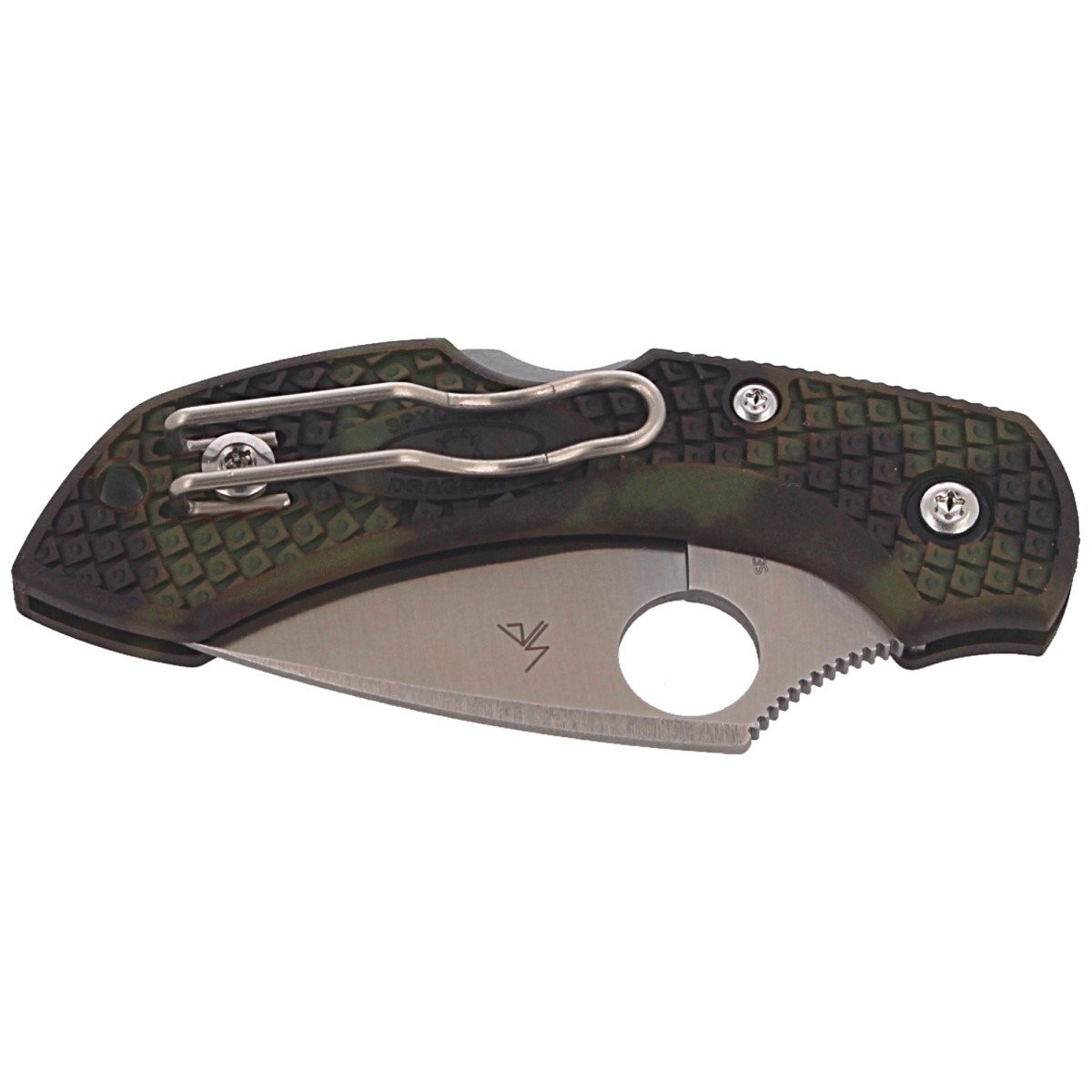 NOZ_SPYDERCO_DRAGONFLY_2_FRN_ZOME_GREEN_PLAIN _C28ZFPGR2