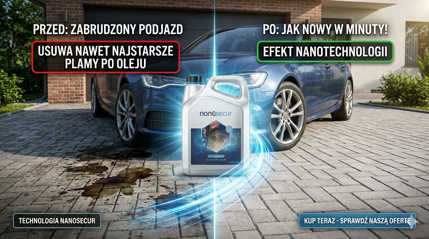 czysty podjazd bez plam Nansoecur