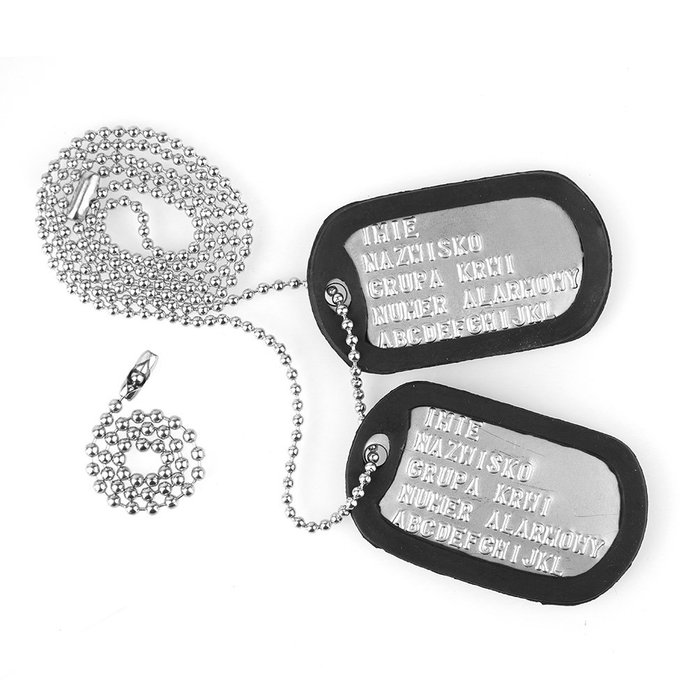 Niesmiertelnik-Dog-Tag-Srebrny-Wybicie-Tekstu