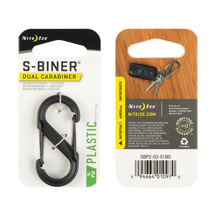 Nite-Ize-Karabinek-S-Biner-2-Plastic-Black-Gate-Czarny-SBP2-03-01BG