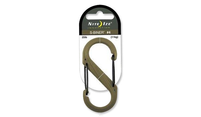 Nite-Ize-Karabinek-S-Biner-4-Plastic-Black-Gate-Coyote-SBP4-03-28BG