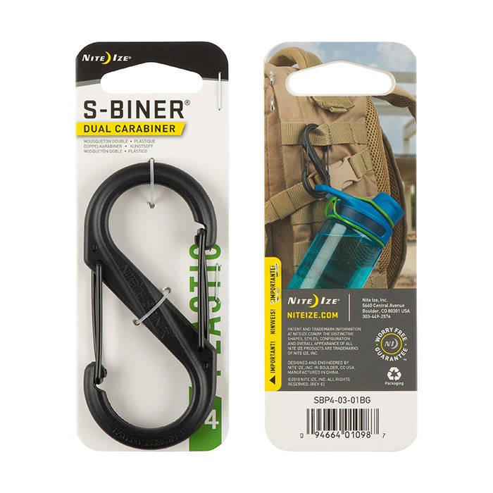 Nite-Ize-Karabinek-S-Biner-4-Plastic-Black-Gate-Czarny-SBP4-03-01BG