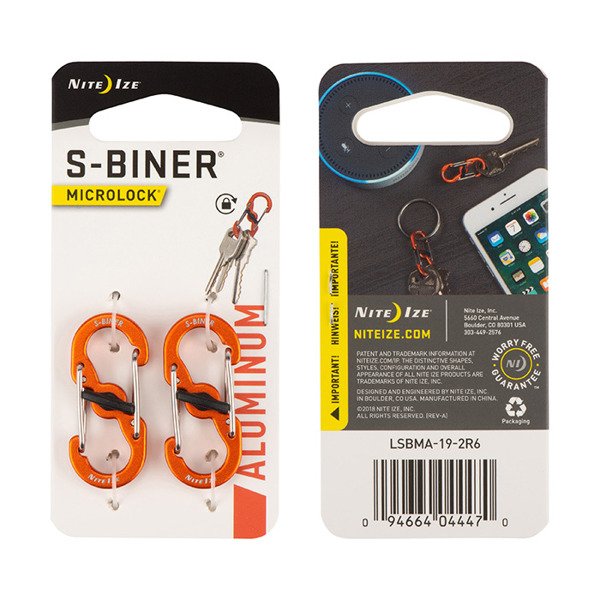 Nite-Ize-Karabinek-S-Biner-R-MicroLock-R-Aluminum-2-szt-Pomaranczowy-LSBMA-19-2R6