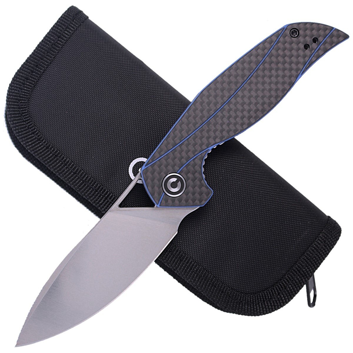 Noz-CIVIVI-Anthropos-Blue-G10-Carbon-Fiber-Satin-Finish-by-Elijah-Isham-C903B