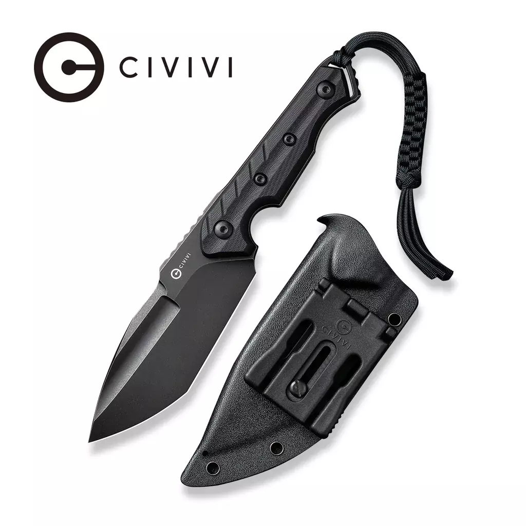 Noz-Civivi-Maxwell-Black-G10-Black-Stonewashed-D2-by-Maciej-Torbe