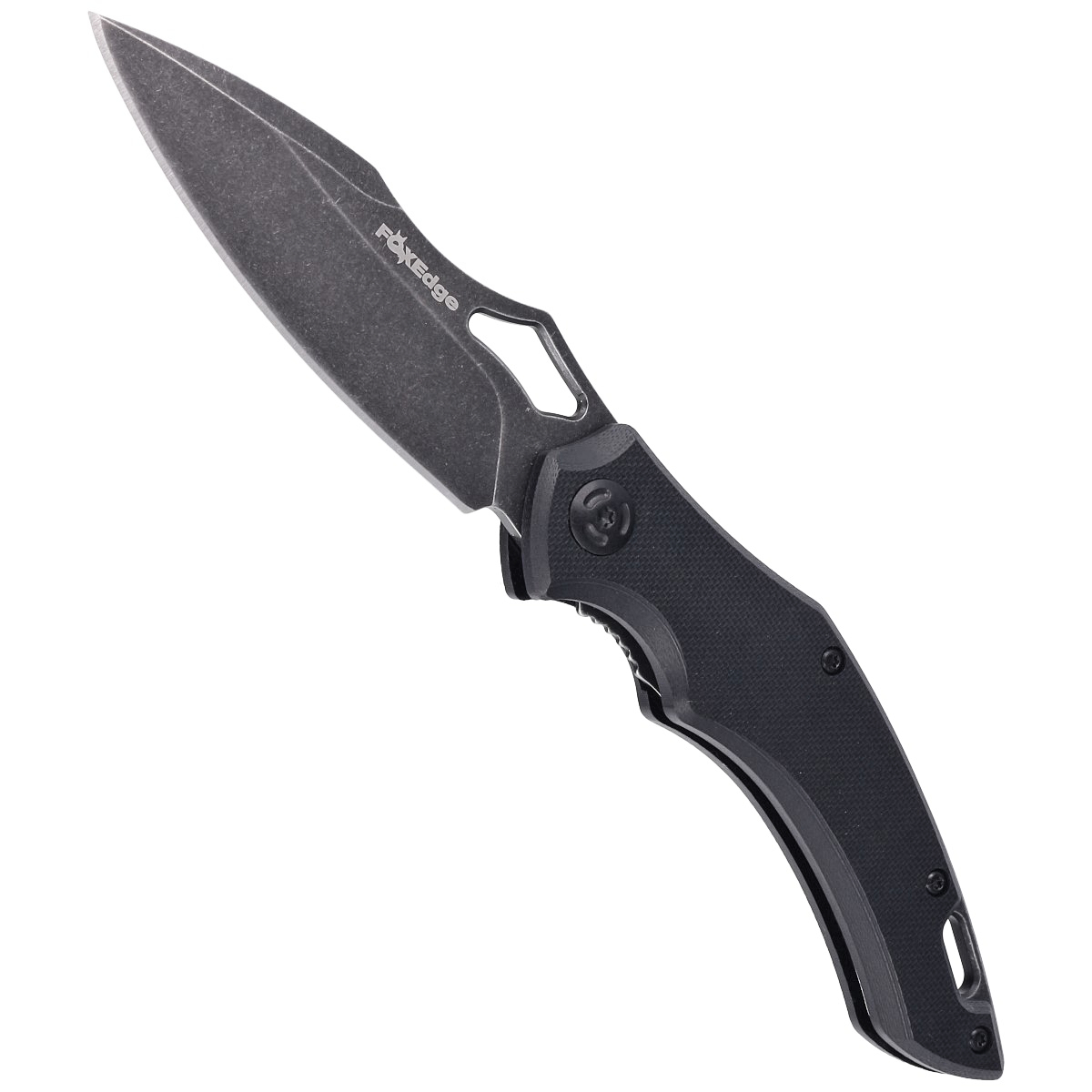 Noz-EDC-FoxEdge-Sparrow-G10-Black-Stone-Washed-PVD-by-Denis-Simonutti