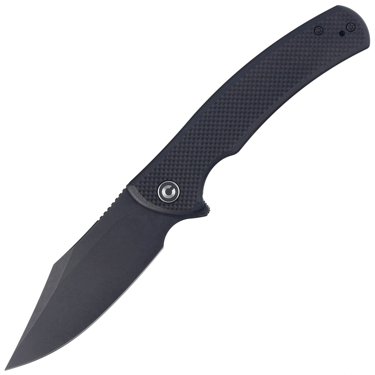 Noz-EDC-Skladany-Civivi-Sinisys-Black-Coarse-G-10-Black-Stonewashed