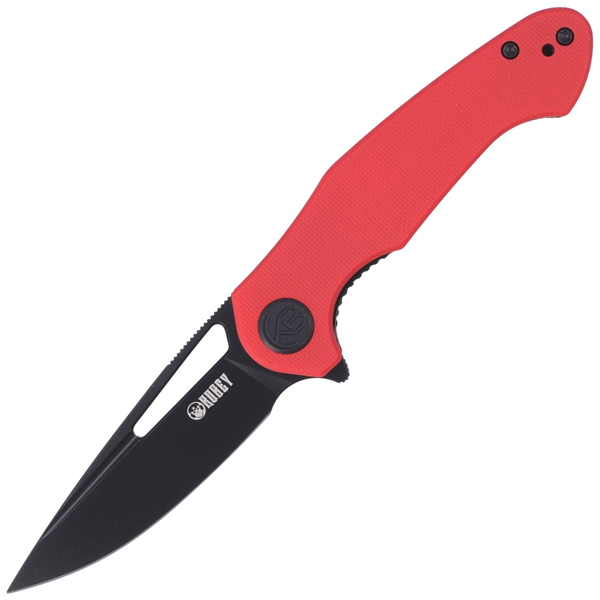 Noz-Kubey-Knife-Dugu-Red-G10-Dark-Stonewashed-14C28N