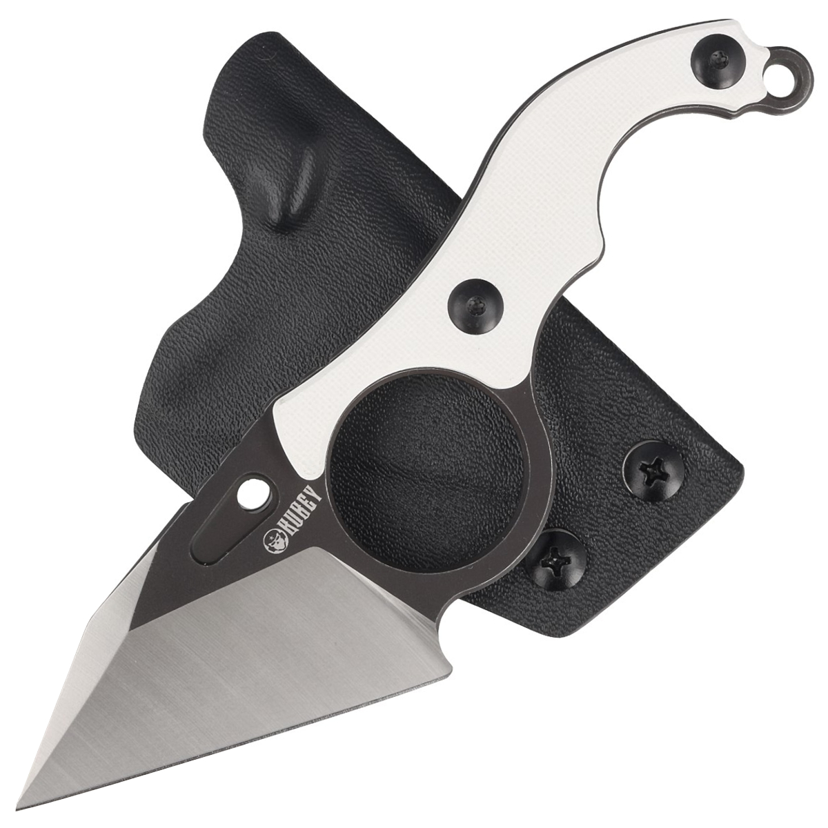 Noz-Kubey-Knife-Hippocam-Ivory-G10-Two-Tone-D2-KU166C