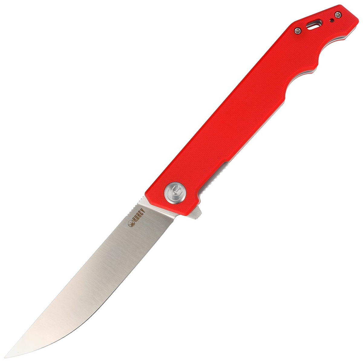 Noz-Kubey-Knife-Pylades-Red-G10-Satin-AUS-10-KU253F