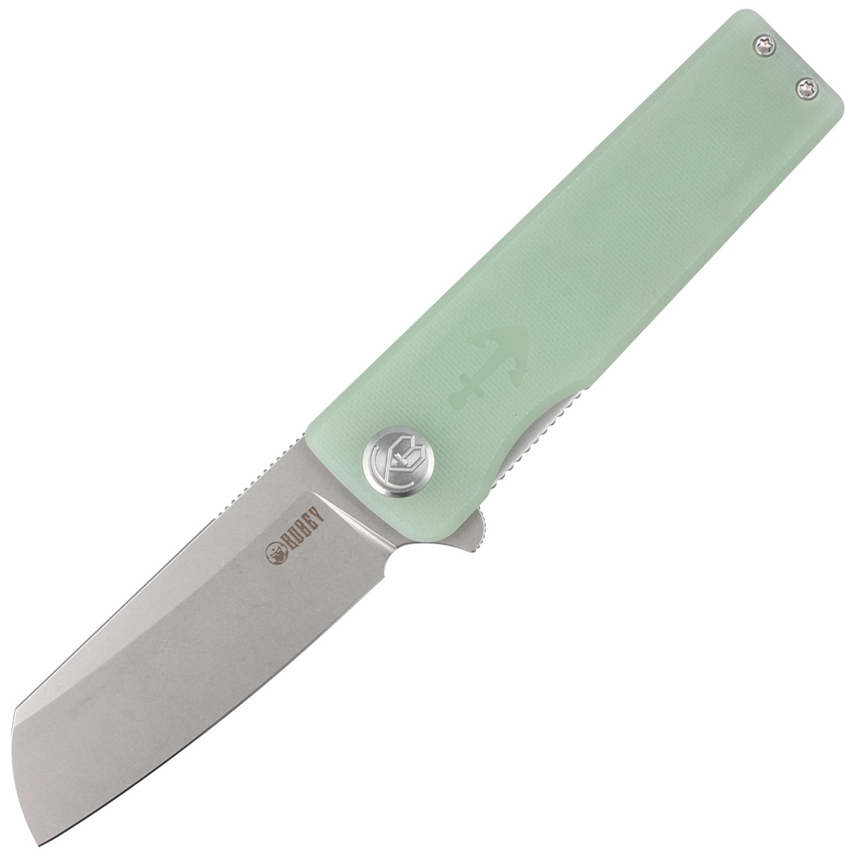 Noz-Kubey-Knife-Sailor-Jade-G10-Bead-Blasted-AUS-10-by-Sekira-Sochi-KU317E