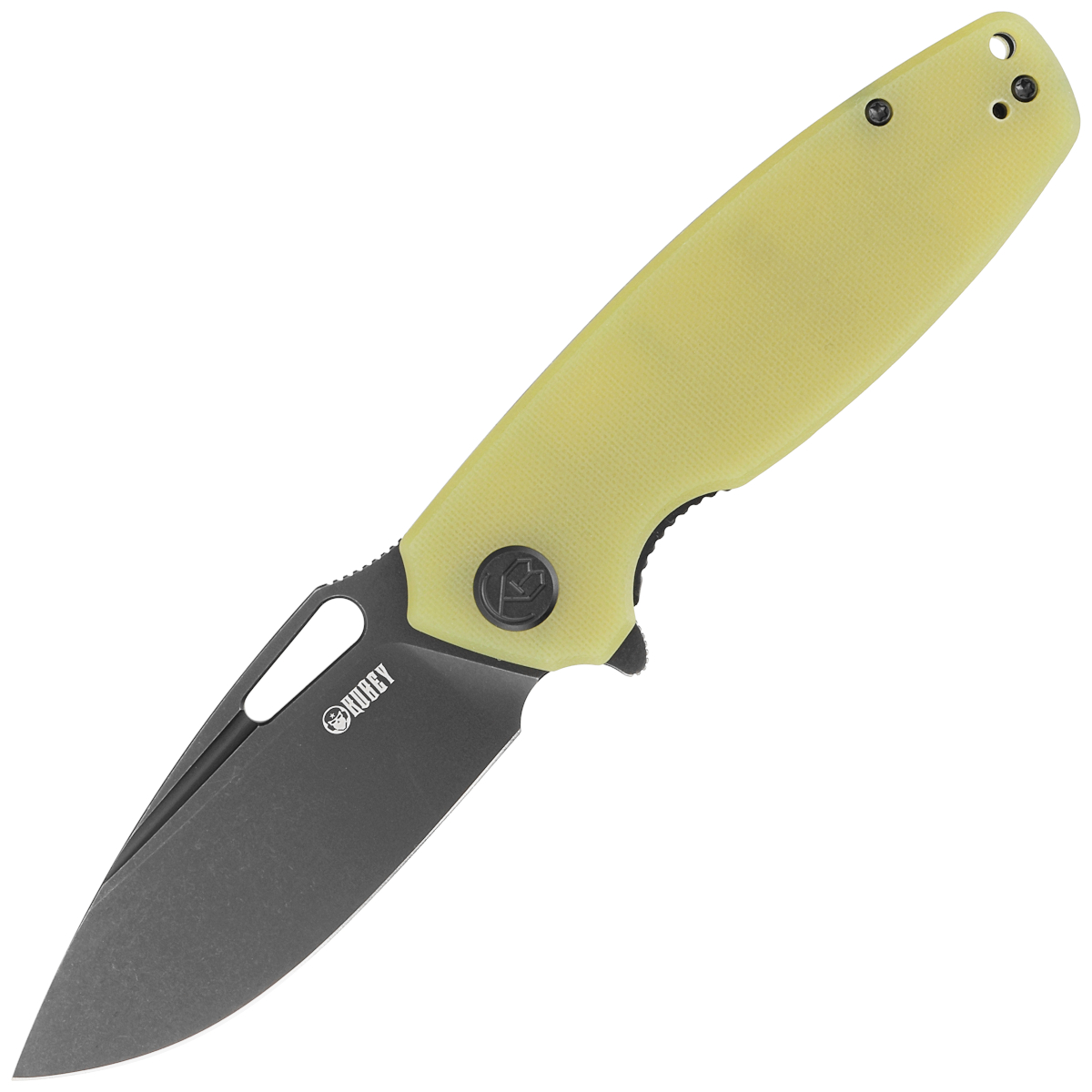 Noz-Kubey-Knife-Tityus-Translucent-Yellow-G10-Dark-Stonewashed-D2-KU322G