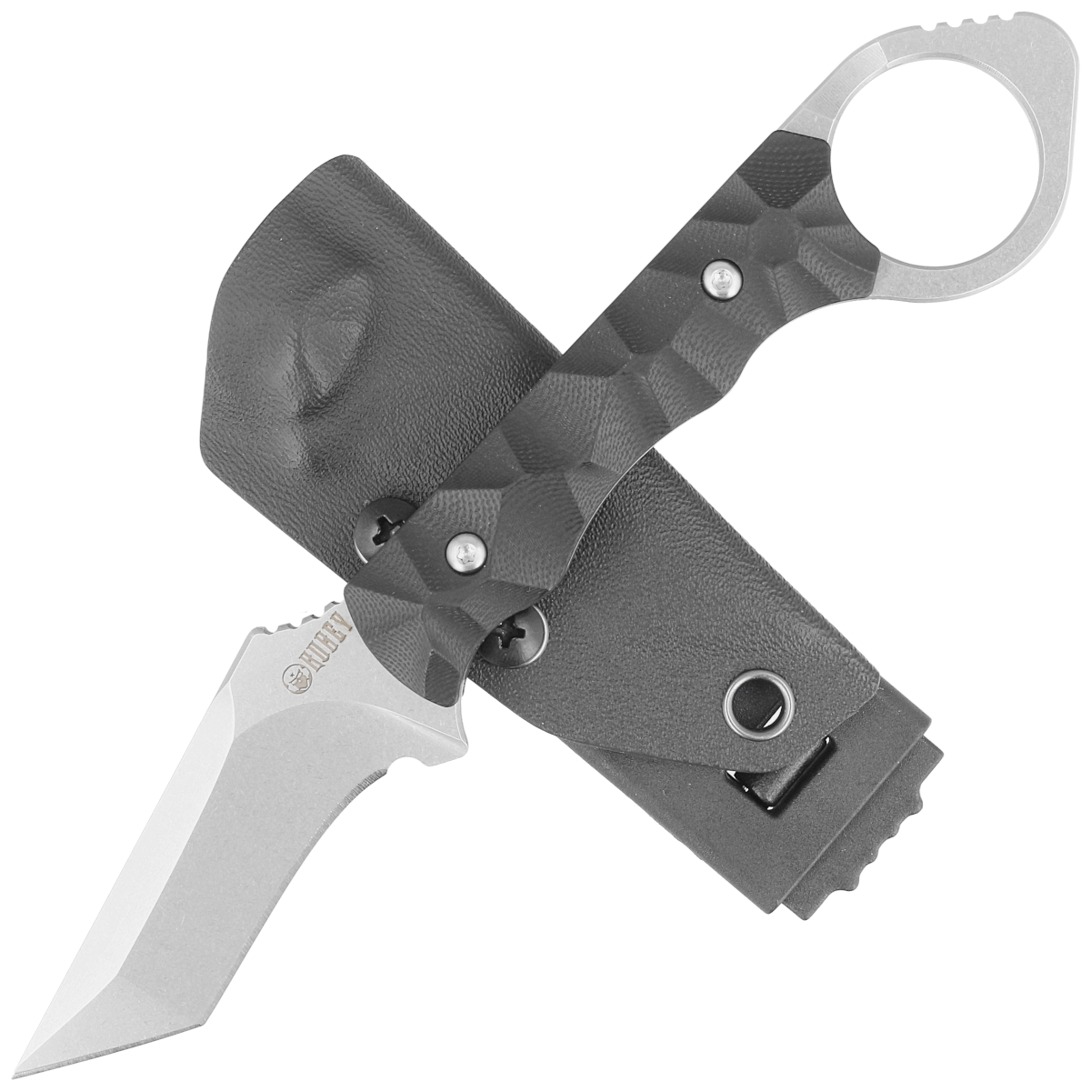 Noz-Kubey-Knife-Wolf-E-CQC-Black-G10-Satin-D2-by-Angelo-Sposato-KU320A