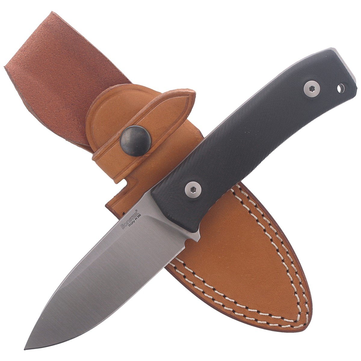 Noz-LionSteel-Bushcraft-G10-Black-Satin-Blade-M4-G10-