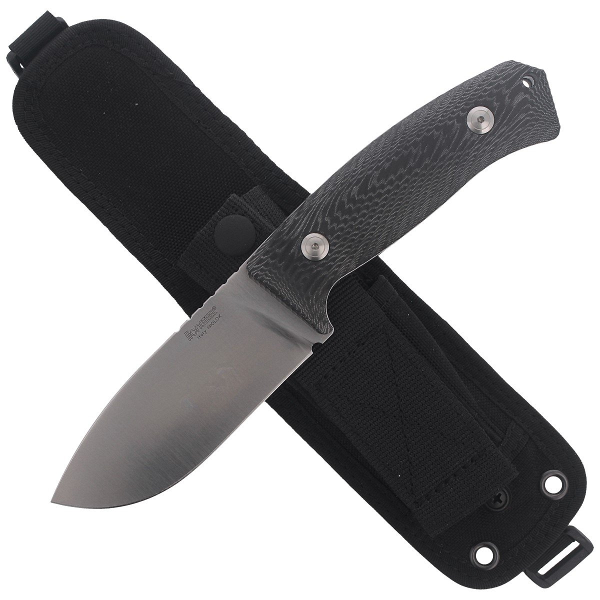 Noz-LionSteel-Bushcraft-Micarta-Black-Satin-Blade-M3-MI
