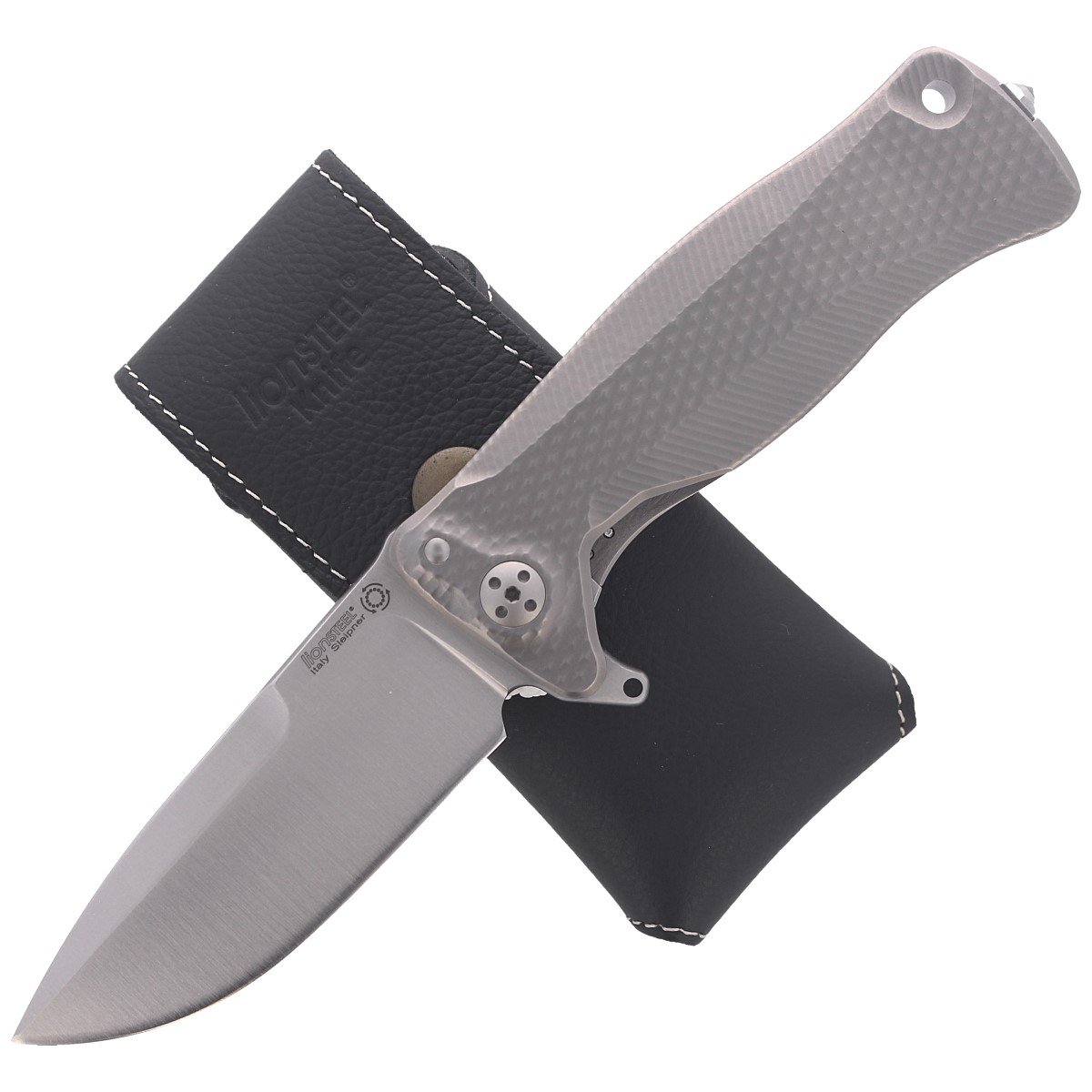 Noz-LionSteel-SR11-Titanium-Grey-Satin-Blade-SR11-G