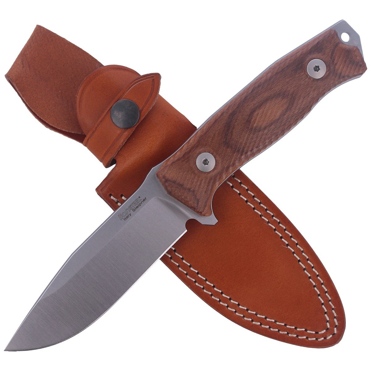 Noz-LionSteel-Santos-Wood-Satin-Blade-M5-ST-