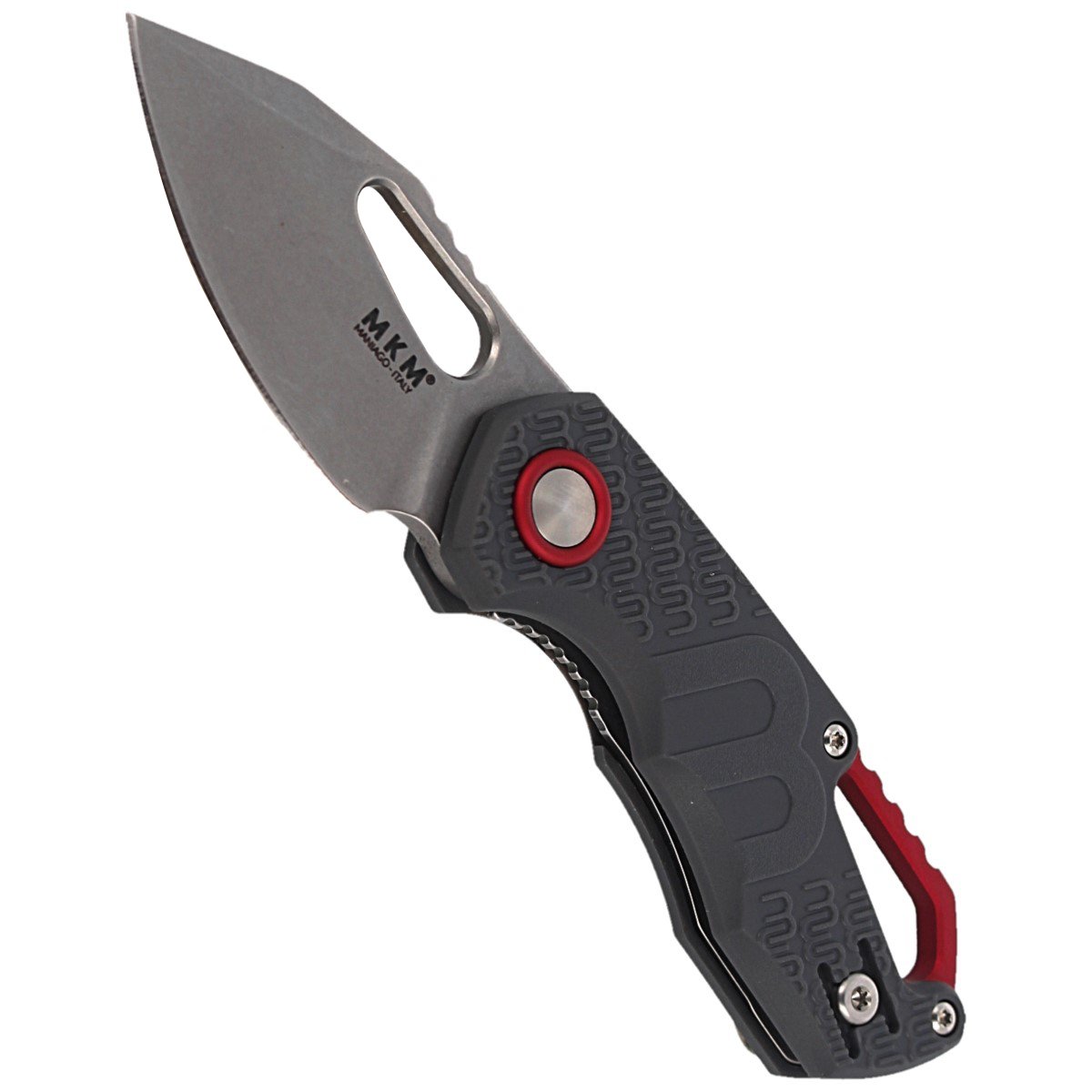 Noz-MKM-Isonzo-Clip-Point-Grey-FRN-Stone-Washed-by-Voxnaes-MKFX03-3PGY