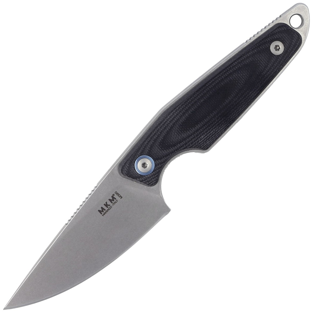 Noz-MKM-Makro-1-Black-G10-Stonewash-M390-by-Voxnaes