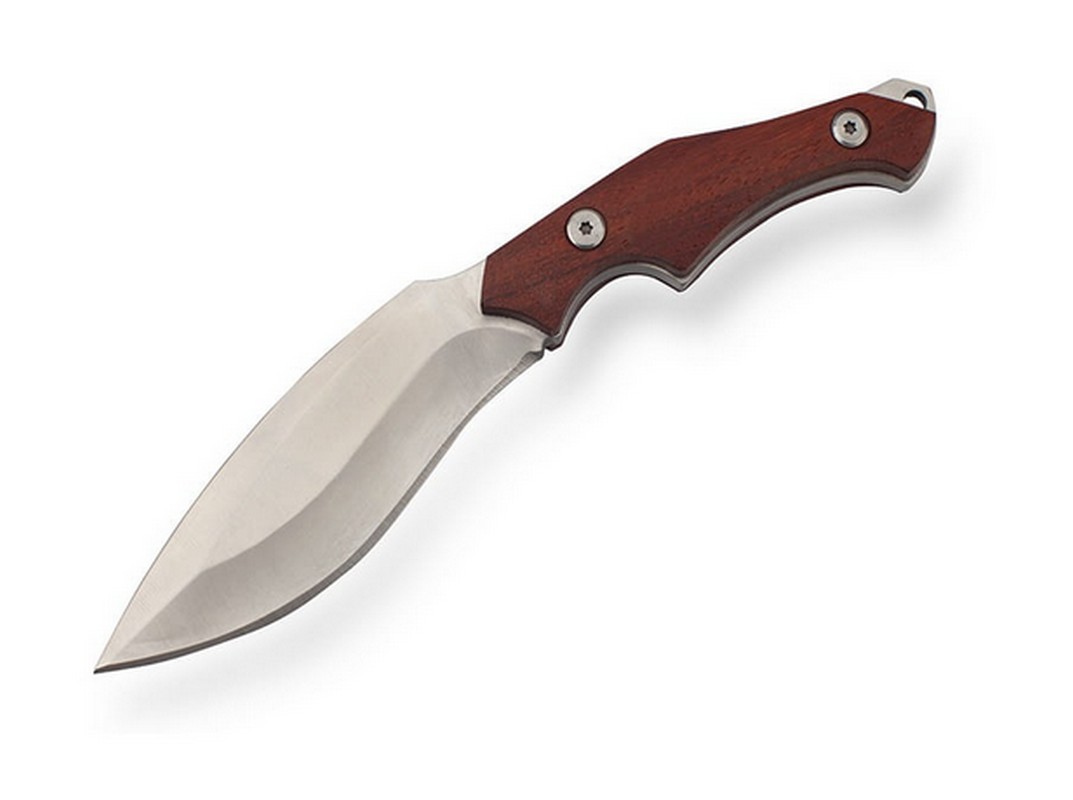 Noz-Mysliwski-N-150A-drewniane-okladziny-full-tang-maczeta-pokrowiec-lentus-militaria