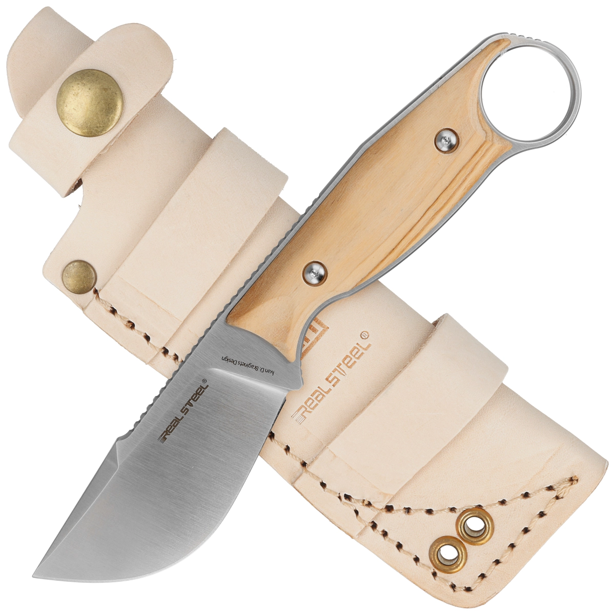 Noz-Real-Steel-Furrier-Skinner-Olive-Wood-Satin-N690-by-Ivan-D-Braginets-3611W