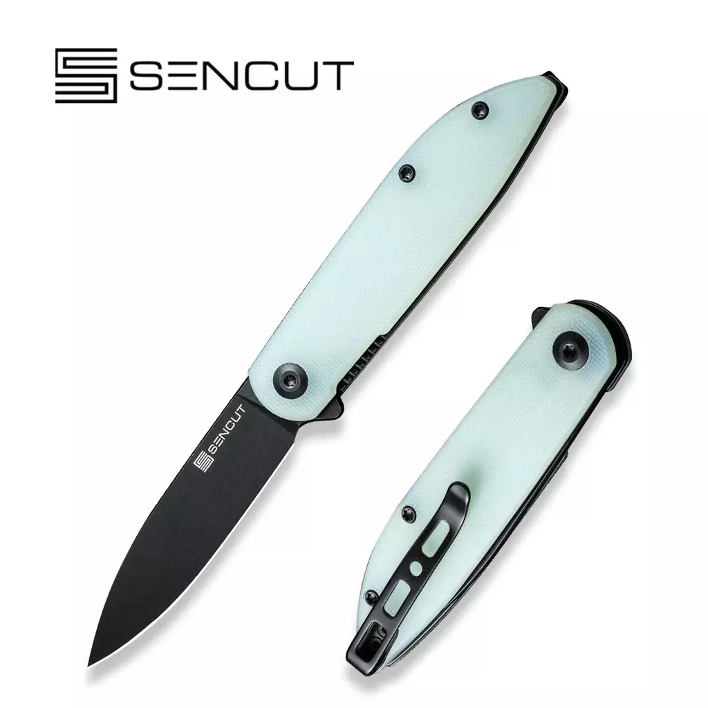 Noz-Sencut-Bocll-II-Natural-G10-Black-Stonewashed-D2-by-Brad-Zinker-S22019
